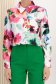 Camasa dama din material subtire matasos cu croi larg imprimata floral 4 - StarShinerS.ro