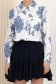 Camasa dama din material subtire matasos cu croi larg imprimata floral 4 - StarShinerS.ro