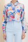 Camasa dama din material subtire matasos cu croi larg imprimata floral 4 - StarShinerS.ro
