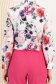 Camasa dama din material subtire matasos cu croi larg imprimata floral 5 - StarShinerS.ro