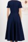 Rochie din stofa elastica bleumarin midi in clos cu nasturi decorativi si buzunare laterale - StarShinerS 5 - StarShinerS.ro