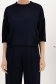 Trening din modal bleumarin cu elastic in talie si croi evazat cu buzunare laterale 6 - StarShinerS.ro