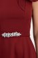 Cordon decorativ din stofa elastica cu sclipici visiniu cu pietre strass - StarShinerS 3 - StarShinerS.ro