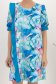 Rochie din stofa elastica scurta cu croi larg si volanas contrastant - StarShinerS 4 - StarShinerS.ro