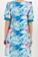 Rochie din stofa elastica scurta cu croi larg si volanas contrastant - StarShinerS 5 - StarShinerS.ro