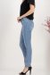 Blugi lungi skinny albastri cu talie inalta si mici rupturi de material 4 - StarShinerS.ro