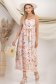 Roza haljina midi cloche tanki materijal 3 - StarShinerS.hr