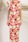 Rochie din lycra roz midi tip creion cu umeri buretati 4 - StarShinerS.ro