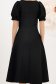 StarShinerS midi tkanine cloche crno haljina 5 - StarShinerS.hr
