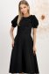 StarShinerS midi tkanine cloche crno haljina 1 - StarShinerS.hr