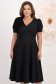 Rochie neagra midi in clos accesorizata cu 2 brose 3D - StarShinerS 1 - StarShinerS.ro