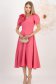 StarShinerS roza haljina tkanine midi cloche 4 - StarShinerS.hr