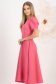 StarShinerS roza haljina tkanine midi cloche 3 - StarShinerS.hr