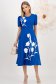 StarShinerS plava haljina midi cloche pamuk 3 - StarShinerS.hr