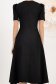 StarShinerS crno haljina midi cloche pamuk 5 - StarShinerS.hr