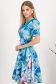StarShinerS plava haljina midi cloche tkanine 2 - StarShinerS.hr