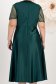 Tamno zelena haljina taft midi cloche 4 - StarShinerS.hr