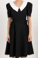 StarShinerS crno haljina midi cloche tkanine 4 - StarShinerS.hr