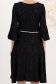 StarShinerS crno haljina jacquard midi cloche 5 - StarShinerS.hr