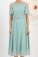 Rochie din voal cu fir lame mint midi in clos - StarShinerS 4 - StarShinerS.ro