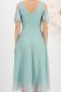 Rochie din voal cu fir lame mint midi in clos - StarShinerS 5 - StarShinerS.ro