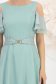 Rochie din voal cu fir lame mint midi in clos - StarShinerS 6 - StarShinerS.ro