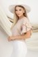 Bluza dama din in si viscoza bej cu volanase la maneca - StarShinerS 2 - StarShinerS.ro