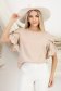 Bluza dama din in si viscoza bej cu volanase la maneca - StarShinerS 1 - StarShinerS.ro