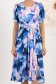 Rochie din satin mov midi in clos crapata pe picior - StarShinerS 4 - StarShinerS.ro