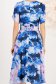 Rochie din satin mov midi in clos crapata pe picior - StarShinerS 5 - StarShinerS.ro