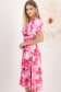 StarShinerS roza haljina cloche midi saten 2 - StarShinerS.hr