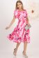 StarShinerS roza haljina cloche midi saten 1 - StarShinerS.hr