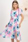 StarShinerS plava haljina cloche midi saten 2 - StarShinerS.hr