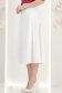 Fusta din stofa ivoire midi in clos - StarShinerS 3 - StarShinerS.ro