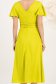 StarShinerS zelena crta haljina saten midi cloche 5 - StarShinerS.hr