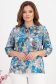 Bluza dama din viscoza si in usor asimetrica cu croi larg si guler tip esarfa - StarShinerS 1 - StarShinerS.ro