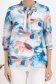 Bluza dama din viscoza si in multicolora usor asimetrica cu croi larg si guler tip esarfa - StarShinerS 4 - StarShinerS.ro