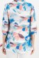 Bluza dama din viscoza si in multicolora usor asimetrica cu croi larg si guler tip esarfa - StarShinerS 5 - StarShinerS.ro