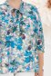Bluza dama din viscoza si in usor asimetrica cu croi larg si guler tip esarfa - StarShinerS 6 - StarShinerS.ro