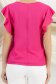 Bluza dama din viscoza si in fuchsia cu croi larg si volanase la umeri - StarShinerS 5 - StarShinerS.ro