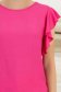 Bluza dama din viscoza si in fuchsia cu croi larg si volanase la umeri - StarShinerS 6 - StarShinerS.ro
