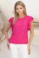 Bluza dama din viscoza si in fuchsia cu croi larg si volanase la umeri - StarShinerS 1 - StarShinerS.ro