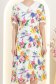 Rochie din satin multicolora midi in clos cu elastic in talie - StarShinerS 5 - StarShinerS.ro