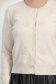 Cardigan din tricot fin bej cu un croi lejer si detalii brodate frontal 6 - StarShinerS.ro