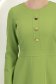 Rochie stofa verde midi in clos cu nasturi decorativi - StarShinerS 4 - StarShinerS.ro