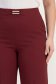 Pantaloni lungi din stofa visinii evazati cu buzunare laterale si accesoriu un talie- StarShinerS 4 - StarShinerS.ro