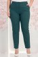 Pantaloni din stofa verde-inchis conici cu talie inalta si buzunare laterale - StarShinerS 2 - StarShinerS.ro