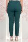 Pantaloni din stofa verde-inchis conici cu talie inalta si buzunare laterale - StarShinerS 3 - StarShinerS.ro