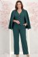 Sacou din stofa verde inchis cambrat cu nasturi decorativi aurii - StarShinerS 2 - StarShinerS.ro