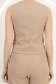 Vesta din stofa bej cu un croi usor cambrat si decolteu in v - StarShinerS 6 - StarShinerS.ro